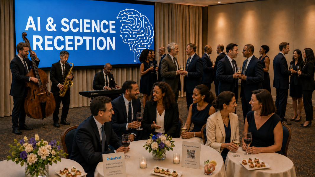 AI & Science Reception community event